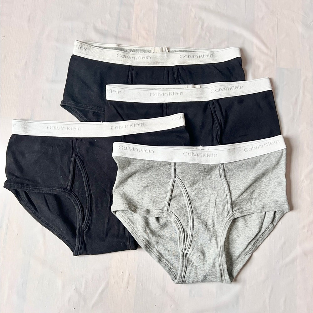 Calvin Klein Infinity Bond Brief shorts Waistband Icon Cotton 4-Pack Hip Men 36